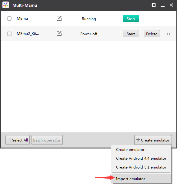 Import Memu App Player Data